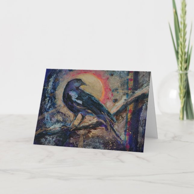 Cartão de Saudação de Vazio de Corvo do Messenger  (Frente)