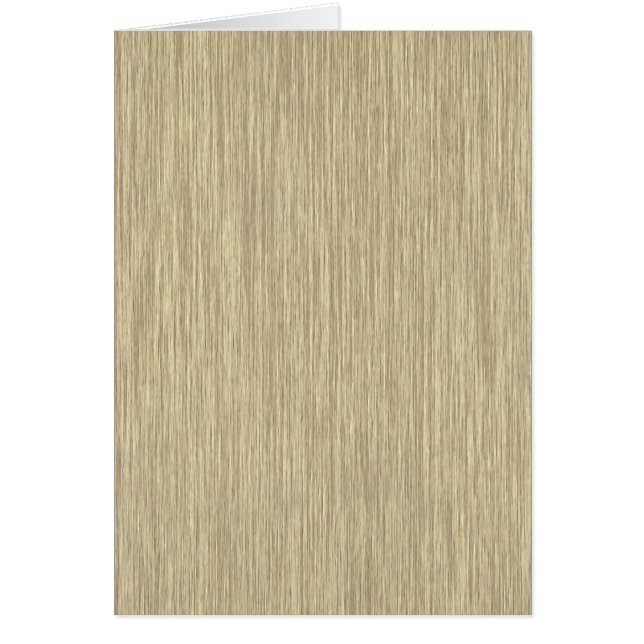 Cartão de Saudação de Vazio de Madeira Cinzento, R (Frente)