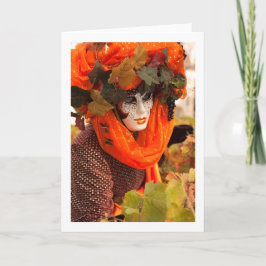 Cartão de Saudação de Vazio Dobrado Funky