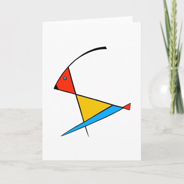 Cartão de Saudação de Vazio Leapfrog (Frente)