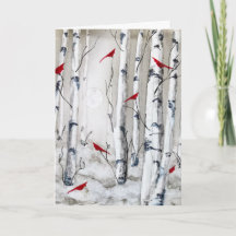 Cartão de Saudação de Vazio Pássaro