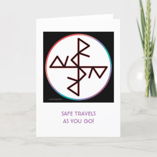 Cartão de saudação de Viagens e Bindrunx de Balanc