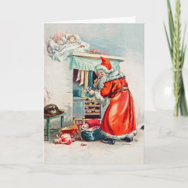 Cartão de Saudação de Vintage Retroativo para o Na