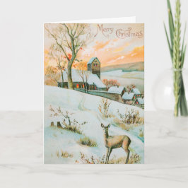 Cartão de Saudação de Vintage Retroativo para o Na