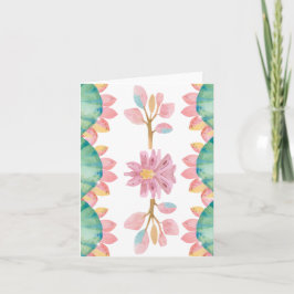 Cartão de Saudação Dinossauro para Meninas