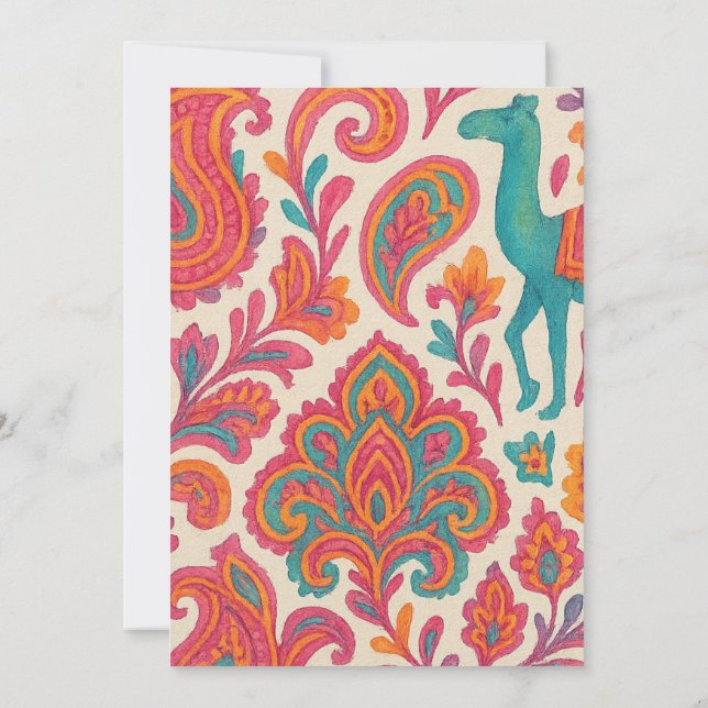 cartão de saudação diwali (Verso)