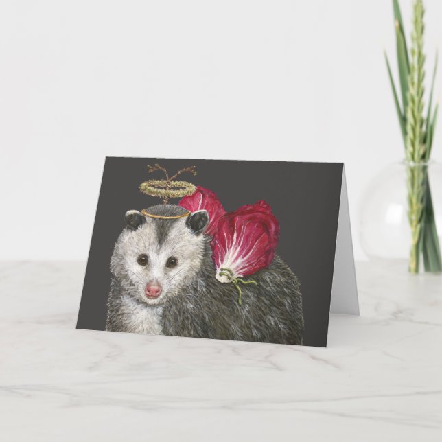 Cartão de saudação do Angel Dan (Frente)