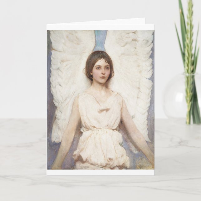 Cartão de saudação do Anjo de Thayer (Frente)