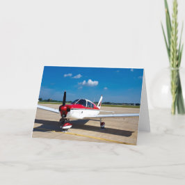Cartão de saudação do avião Inspiron
