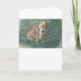 Cartão de Saudação do Bulldog SBulldog