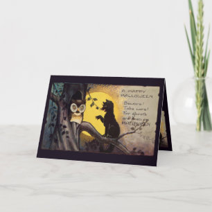 Cartão de Saudação do Dia das Bruxas de Cat Wareen