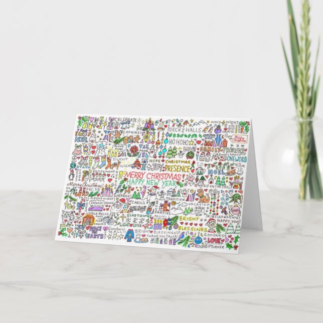 Cartão de Saudação do Espírito de Natal (Frente)