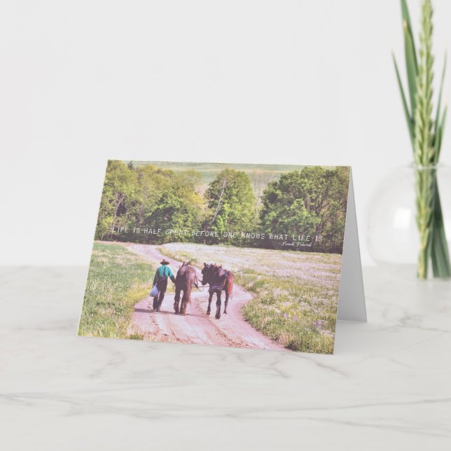 Cartão de Saudação do FIM DO DIA (Frente)