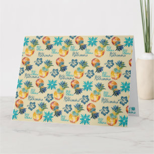 Cartão de Saudação do Hawaiapple Mele Kalikimaka