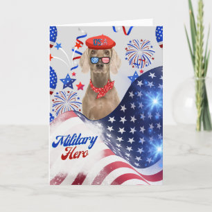 Cartão de Saudação do Herói Militar