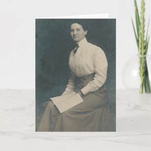 cartão de saudação do livro de leitura