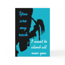 Cartão de saudação do Namorados Escalada Rock