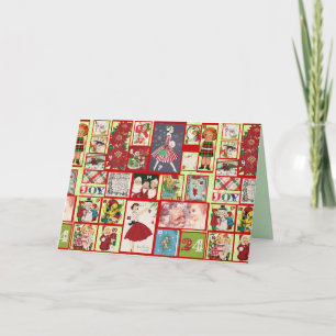 cartão de saudação do Natal passado