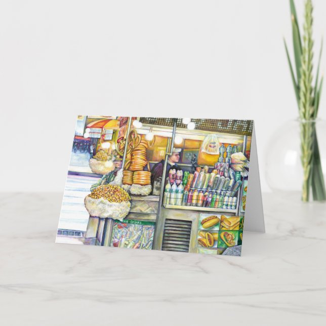 Cartão de Saudação do Paraíso Pushcart (Frente)