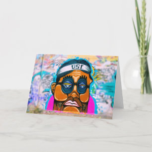 Cartão de Saudação do Parque do grafite