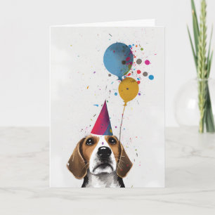 Cartão de Saudação do Partido Beagle