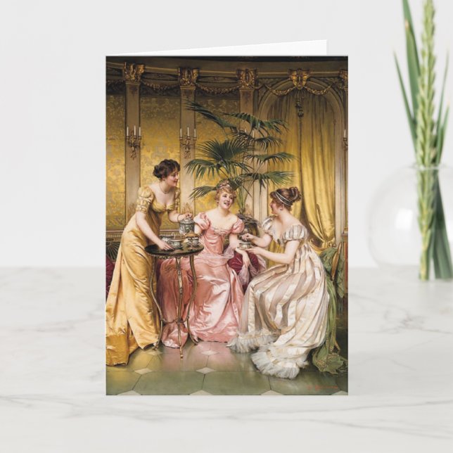 Cartão de Saudação do Partido do Chá (Frente)