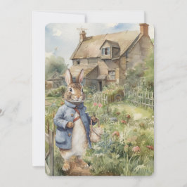 Cartão de saudação do Peter Rabbit