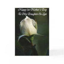 Cartão de saudação do primeiro Dia de as mães feli