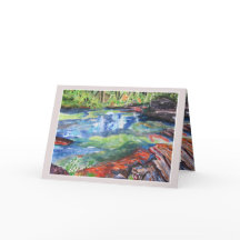 Cartão de Saudação do Rio das Cinco Cores