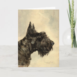 Cartão de Saudação do Terrier Escocês