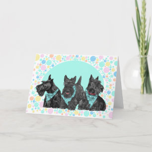 Cartão de Saudação do Terrier Escocês
