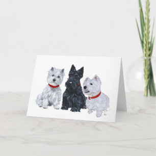 Cartão de Saudação do Terrier Escocês
