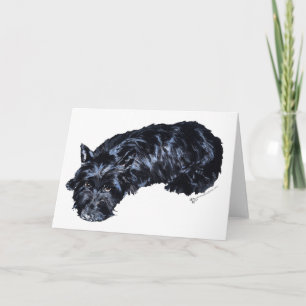 Cartão de Saudação do Terrier Escocês