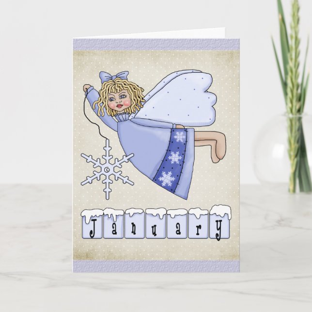 Cartão de Saudação do Vazio Anjo (Frente)