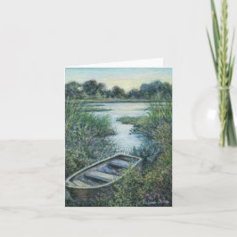 Cartão de saudação do Vazio "Pond Secluído"