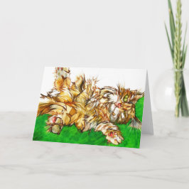 Cartão de Saudação do vazio: Tabby Cat