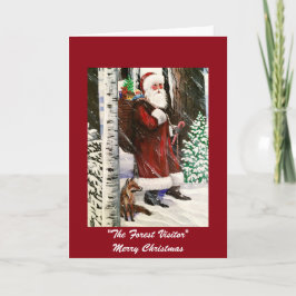 Cartão de Saudação do Visitante Florestal 2