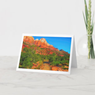 Cartão de Saudação do Zion National Park