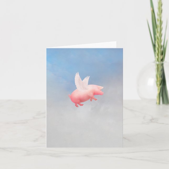 Cartão de saudação dobrado (Frente)