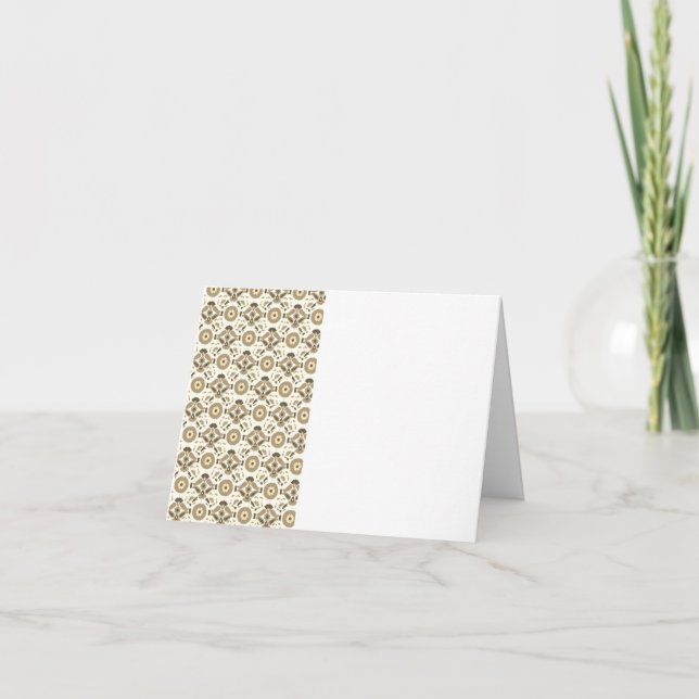 Cartão de saudação dobrado (Frente)