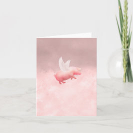 Cartão de saudação dobrado