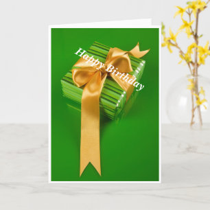 Cartão de saudação dobrado