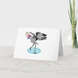 Cartão de saudação dobrado