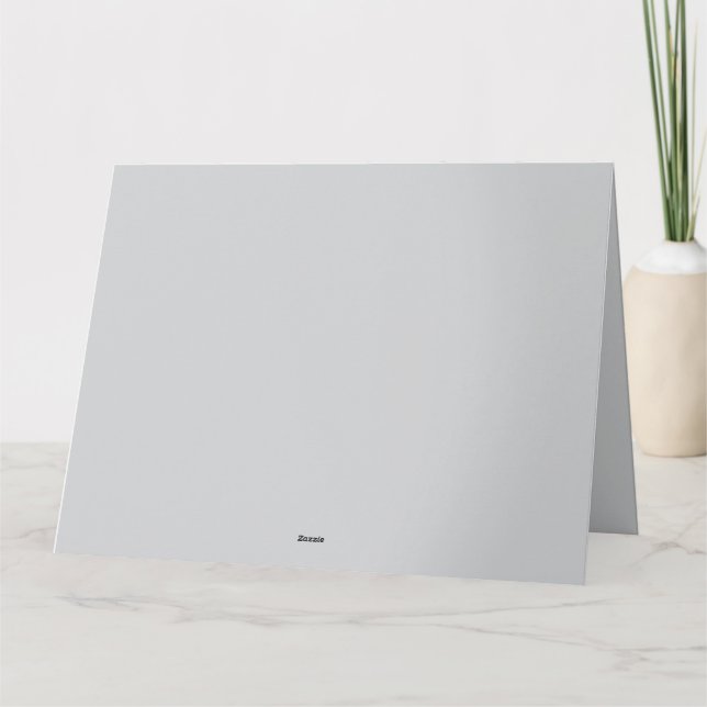 Cartão de saudação dobrado (Verso)