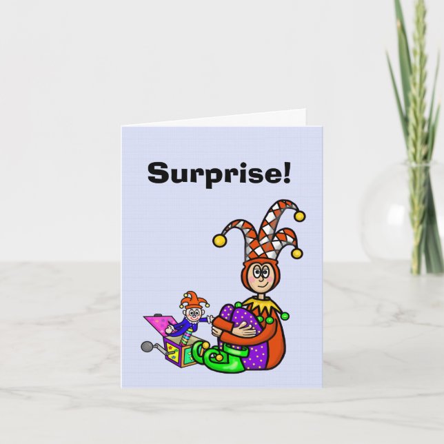 Cartão de saudação dobrado (Frente)