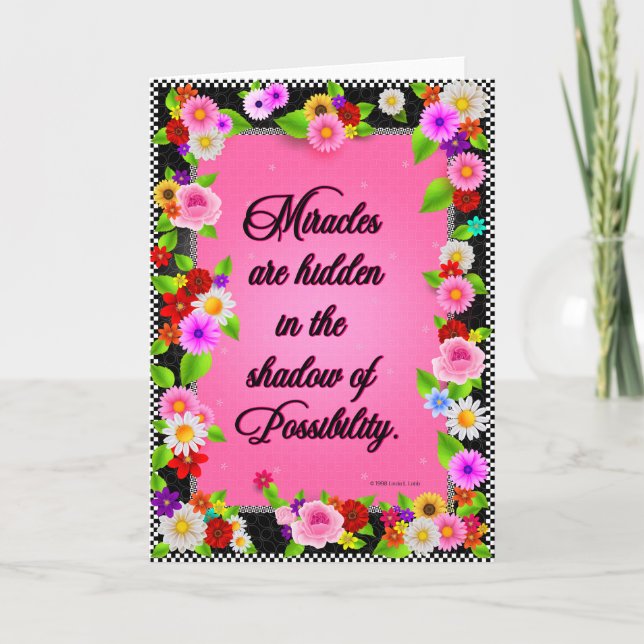 Cartão de saudação dobrado (Frente)