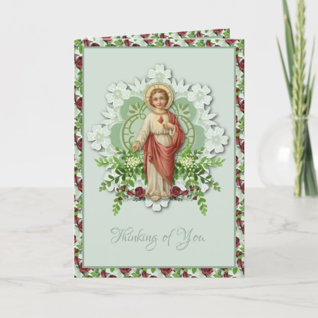 Cartão de saudação dobrado (Frente)