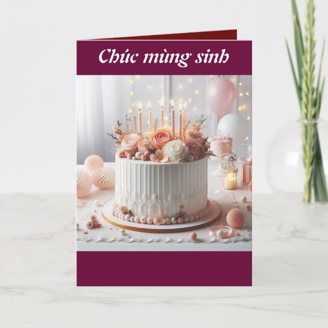 Cartão de saudação dobrado (Frente)