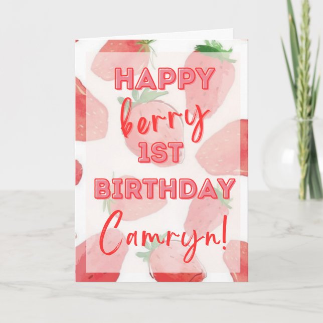 Cartão de Saudação Dobrado (Frente)