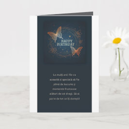 Cartão de saudação dobrado